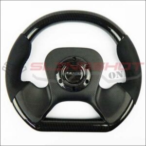 NRG Carbon Fiber Steering Wheel for the Polaris Slingshot - interior