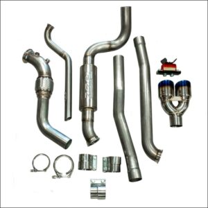 ZZP Rear Exit Turbo Exhaust Dual Tips - exhaust